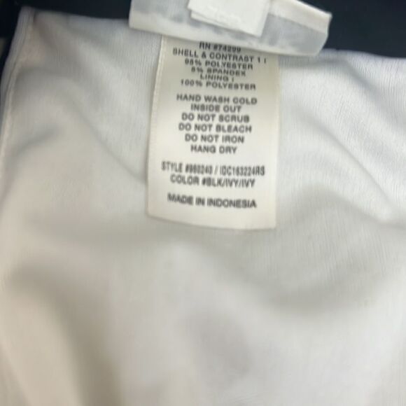 Enfocus Woman Dress Sz 14 Scoop Keyhole Neck Sleeveles Black White Sequin Floral - Picture 10 of 12